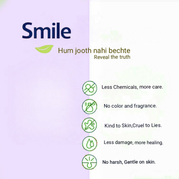 Smile Naturals 6-in-1 Soap – Natural Exfoliating & Nourishing Bar with Saffron, Turmeric, Sandalwood, Aloe Vera & Goat Milk | Fragrance-Free Cleanser for Oily, Dry, Sensitive Skin - Image 3
