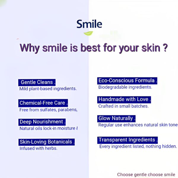 Smile Naturals 6-in-1 Soap – Natural Exfoliating & Nourishing Bar with Saffron, Turmeric, Sandalwood, Aloe Vera & Goat Milk | Fragrance-Free Cleanser for Oily, Dry, Sensitive Skin - Image 4